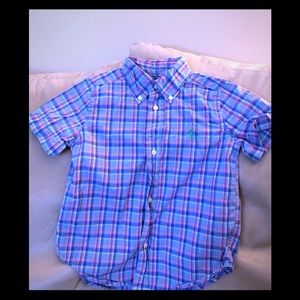 Toddler Boy Polo Button Up-size 3T